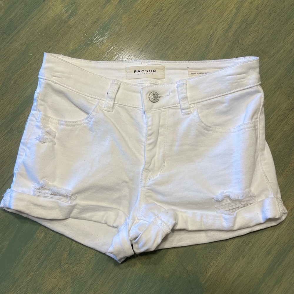 PacSun white shorts